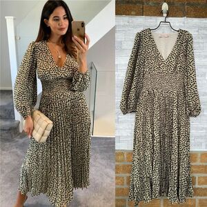 TRAFFIC PEOPLE T AURORA TRUE ROMANCE GREEN DRESS MEDIUM